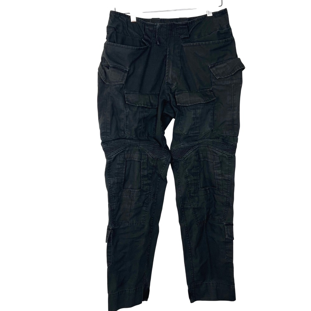 IDOGEAR Mens G3 Tactical Combat Pants Black Ripstop Multi‎ Pocket Cargo 30W 30L